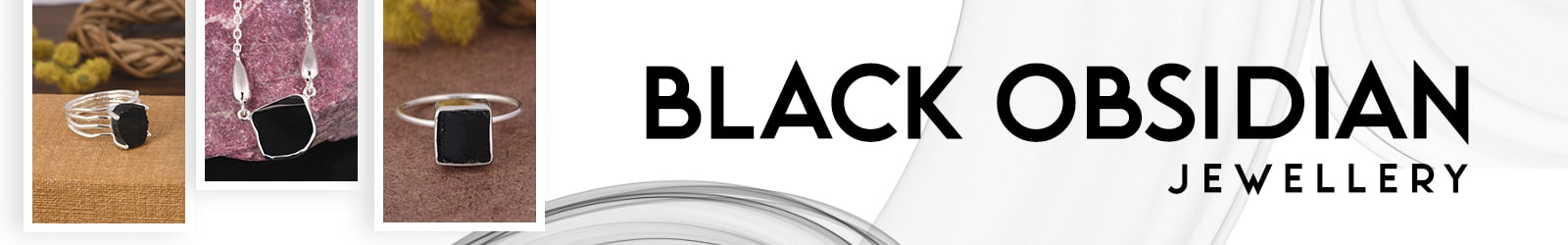 Silver Black Obsidian Jewelry Wholesale Supplier
