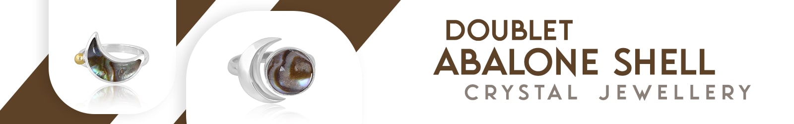 Doublet Abalone Shell Crystal Jewelry