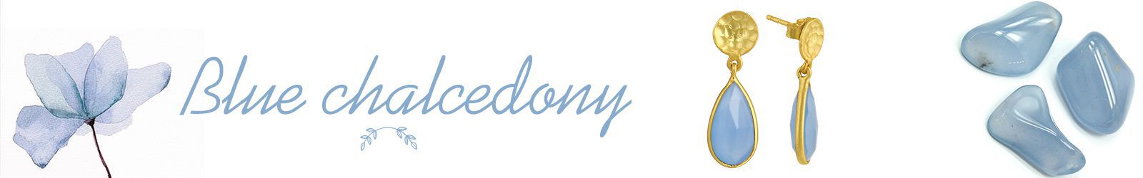 Silver Blue Chalcedony Jewelry Wholesale Supplier