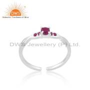 Sparkle With Love: July Ruby Birthstone Ring For Girlfriend