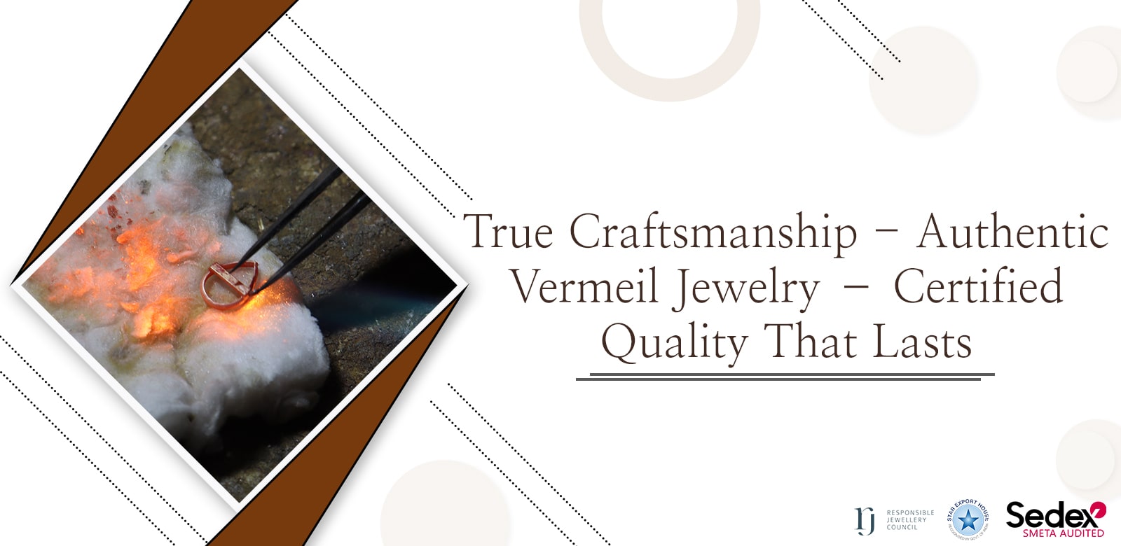 True Craftsmanship - Authentic Vermeil Jewelry Certified Quality That Lasts