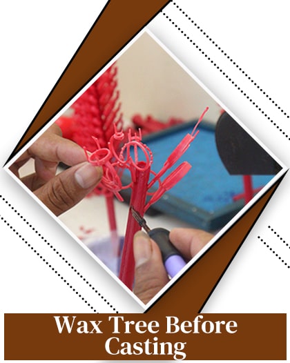 Wax Tree Before Casting