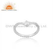 Shine Bright With Our Star Trendy Silver Ring